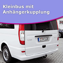 Klienbuss mit AHK Chemnitz Autovermietung Müller